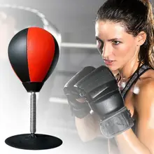 Desktop PU Punching Speed Ball Table Top Boxing Bag Stress Relief Boxing Tool Household Desktop Decompression Accessories