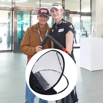 

Collapsible Golf Chipping Net Portable Training Practice Sport Ball Nylon Bag Collector