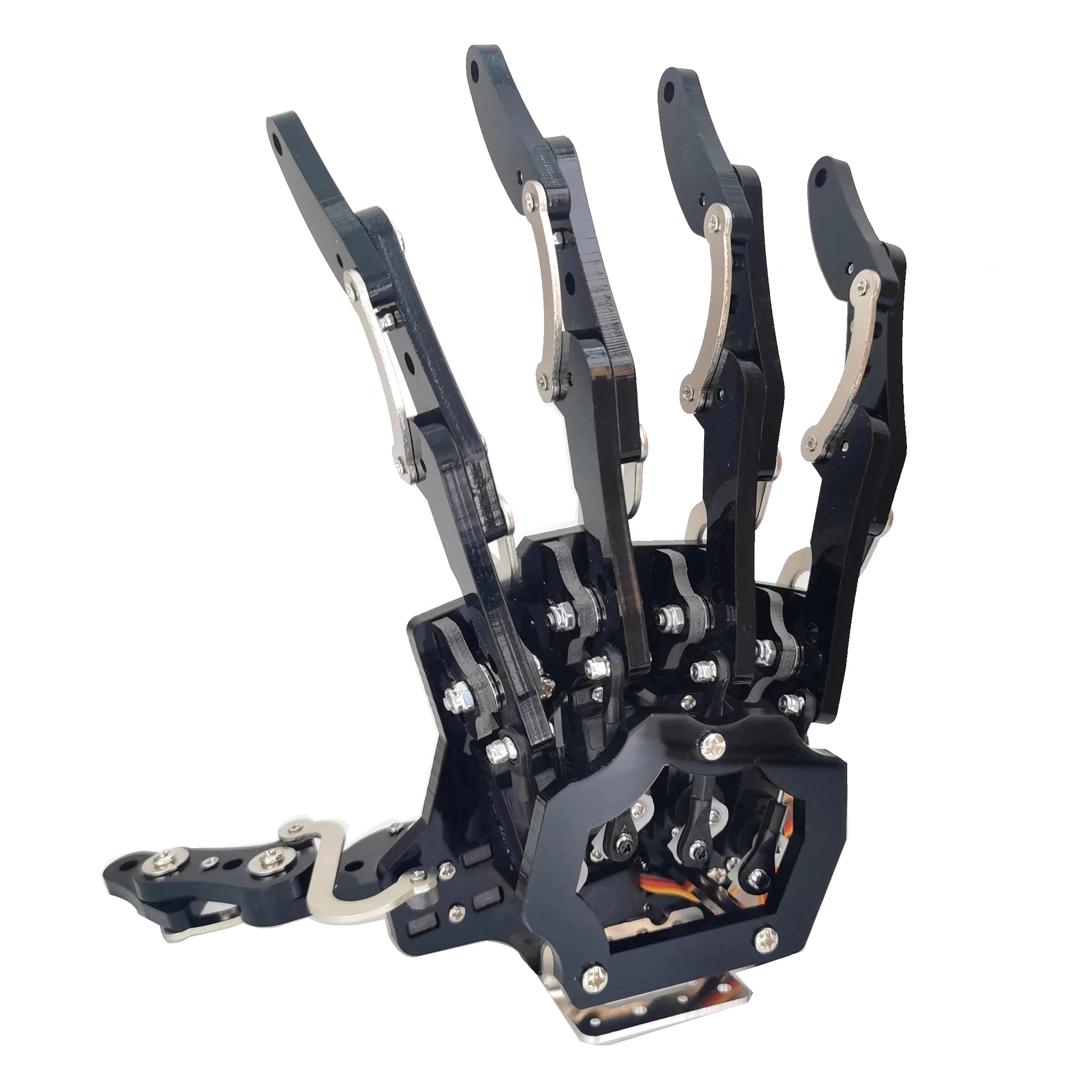 5 Dof Robot Hand Five Fingers Finished Bionic Palm Assembled Claw Gripper Left/Right DIY robot diy kit,robot arm kit