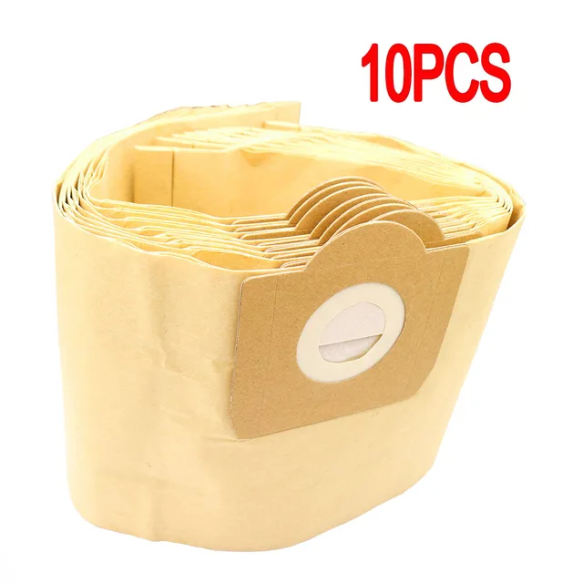 Replacement Dust Filter Bag for Karcher WD3 WD3200 WD3300 MV3 Vacuum Cleaner Spare Parts Accessories Hepa Filters Dust Bags 10pcs bag