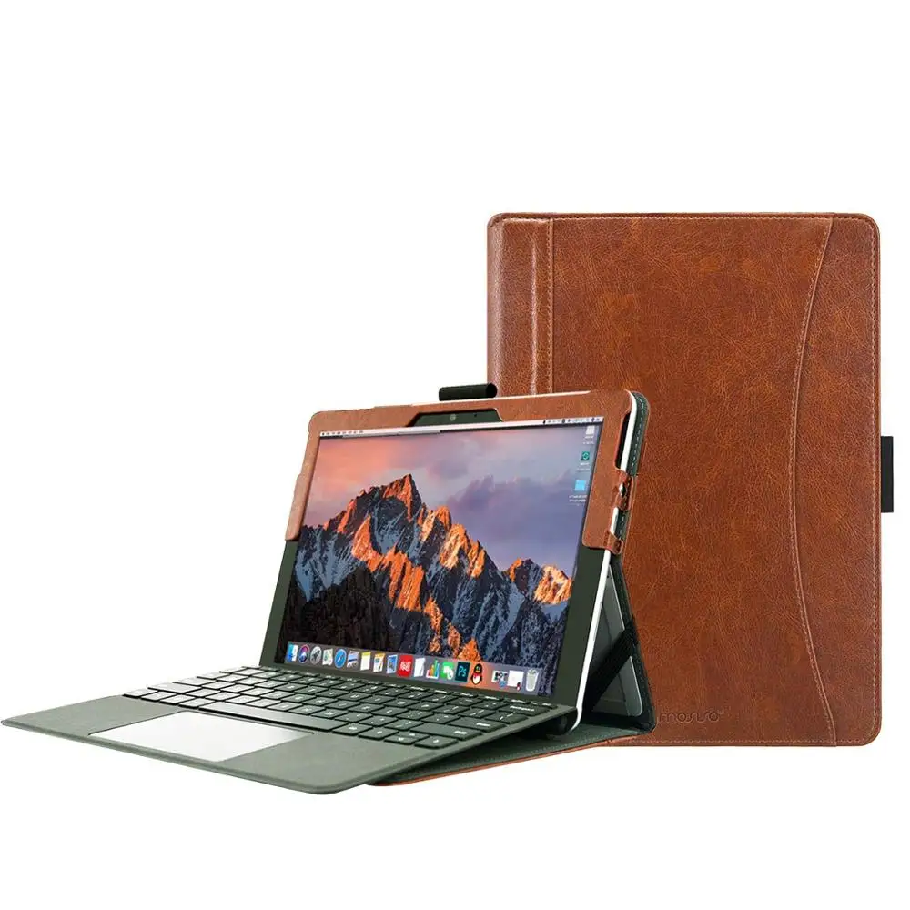 MOSISO для microsoft Release Surface Go 10 Магнитный чехол-книжка из искусственной кожи с держателем для карандашей