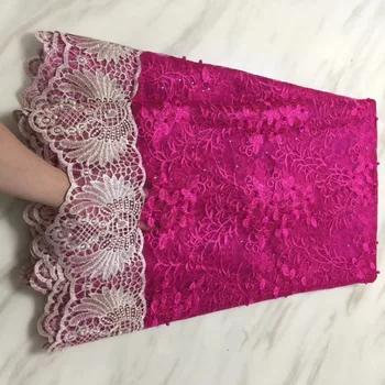 

2020 Latest Guipure Lace Cord Lace Embroiderey French African Cord Lace Fabric High Quality Nigeria Lace Fabric For Wedding