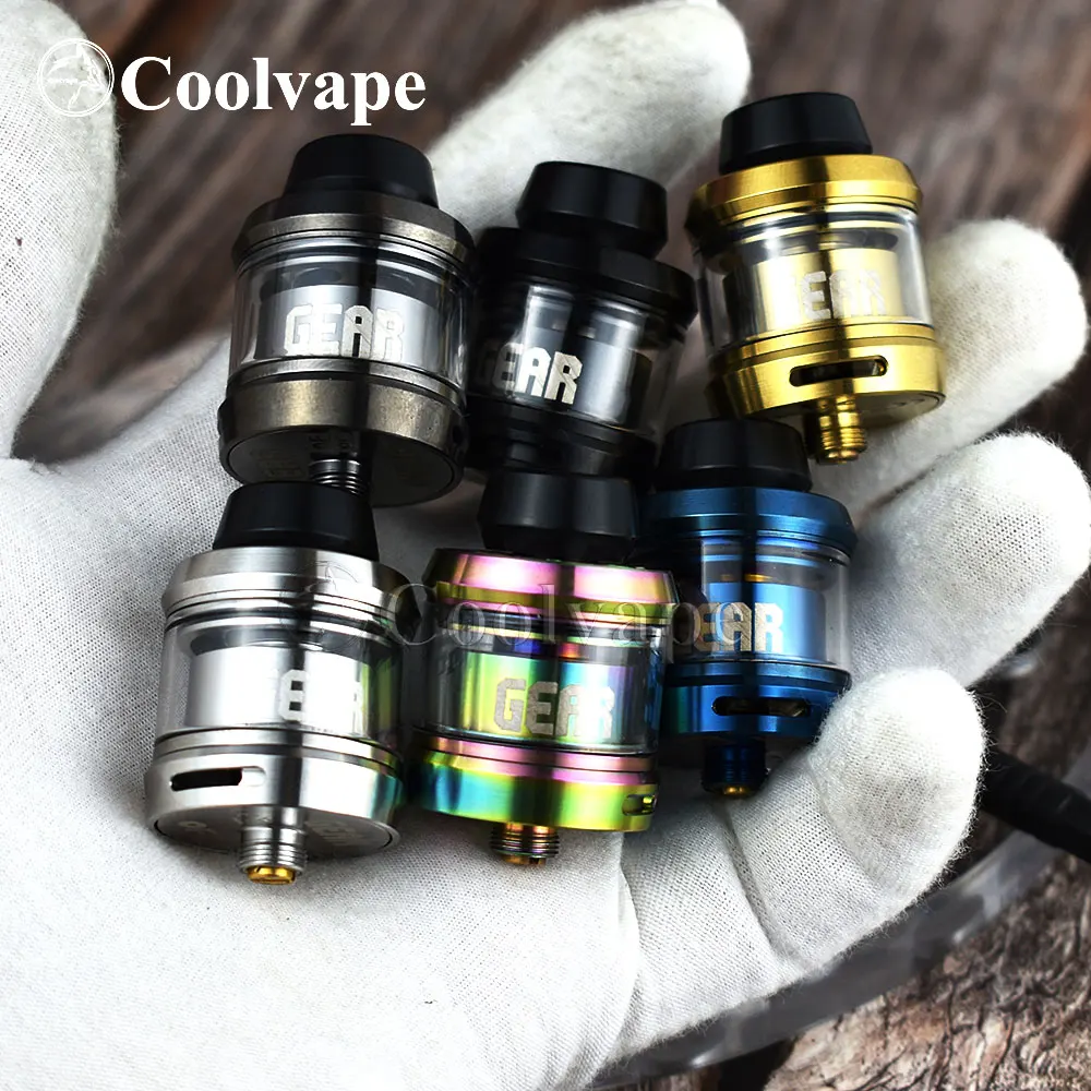 

coolvape GEAR 24MM RTA Vape Tank 3.5ml 24mm Top Dual Bottom Adjustable Airflow filling e-cigarettes Atomizer vs LA Dripper RDA