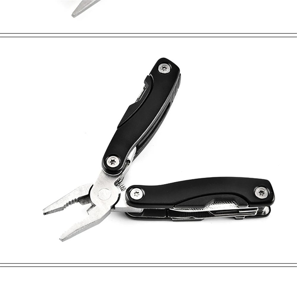 Pince Pliante Multifonctionnelle en Acier Inoxydable 25 en 1, Multi-outils, Tournevis Pratique pour un Usage Domestique ou Extérieur