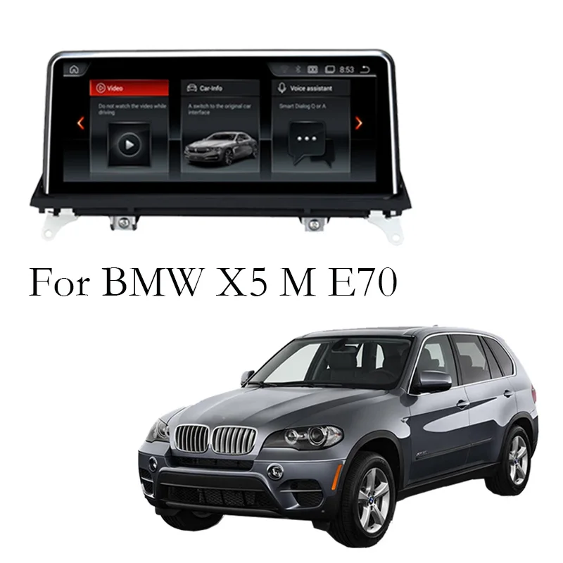 Liandlee Car Multimedia GPS Audio Radio Stereo For BMW X5 M E70 2006~2013 CarPlay TPMS For CIC NBT System Navigation NAVI