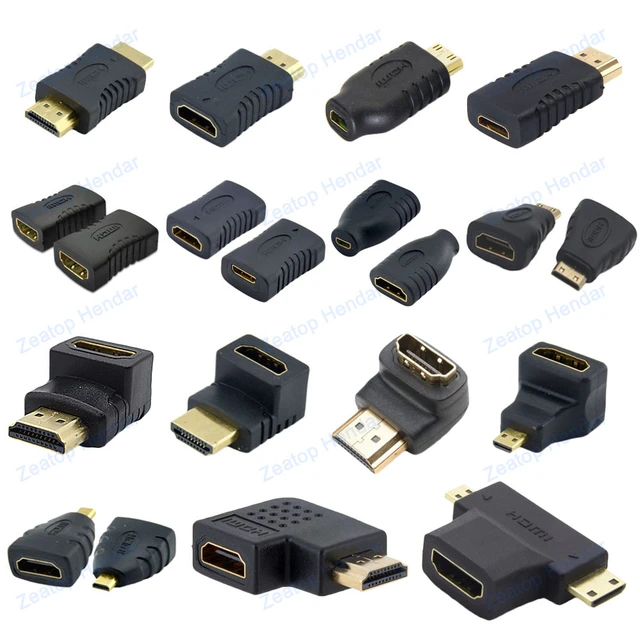 CABLE HDMI + ADAPTADOR MINI HDMI + ADAPTADOR MICRO HDMI