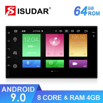 

Isudar Universal 2 Din Android Auto Radio For Nissan/Xtrail/Tiida/Hyundai/KIA Car Multimedia Video GPS 8 Core RAM 4GB DVR Camera