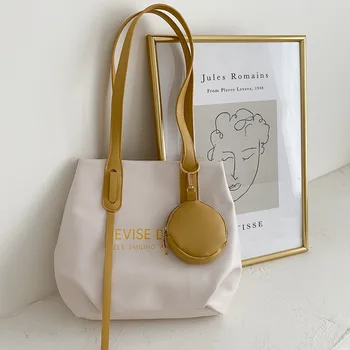 

2Pcs Women Shoulder Bag and Wallet set PU Leather Letter Print Handbag Women Small Tote Bag For Women 2020 Coin Purses Bolsas