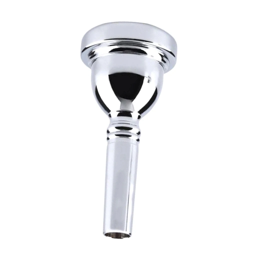 12C Silver Plated Mouthpiece Trumpet Trombone Mouthpiece for Music Instruments Performers With A Normal Embouchure