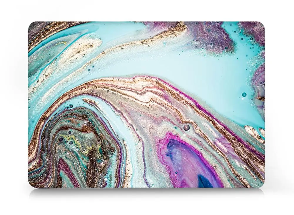 Мраморный чехол для ноутбука Apple MacBook 2020 new Air Pro Retina 11 12 13 15 16 дюймов Touch Bar Shell