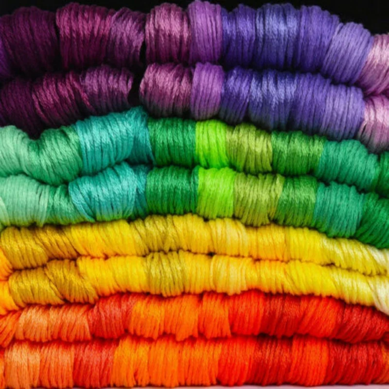 50/100pcs Multicolor Thread DIY Cross Stitch Cotton Sewing Skeins Embroidery Thread Floss Kit DIY Sewing Tools