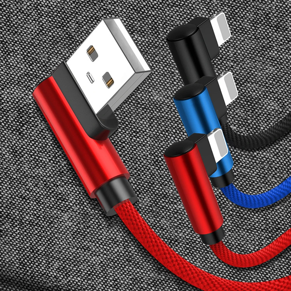 

Cafele 2.4A USB Type C 90 Degree USB C Mobile Phone Cable Fast Quick Charging Data Cable Cord Wire Line Charger