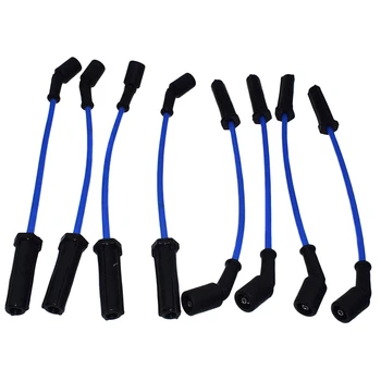 

8Pc Ignition Spark Plug Wire Cable Set For Gm Gmc 1999-2013 9748Hh