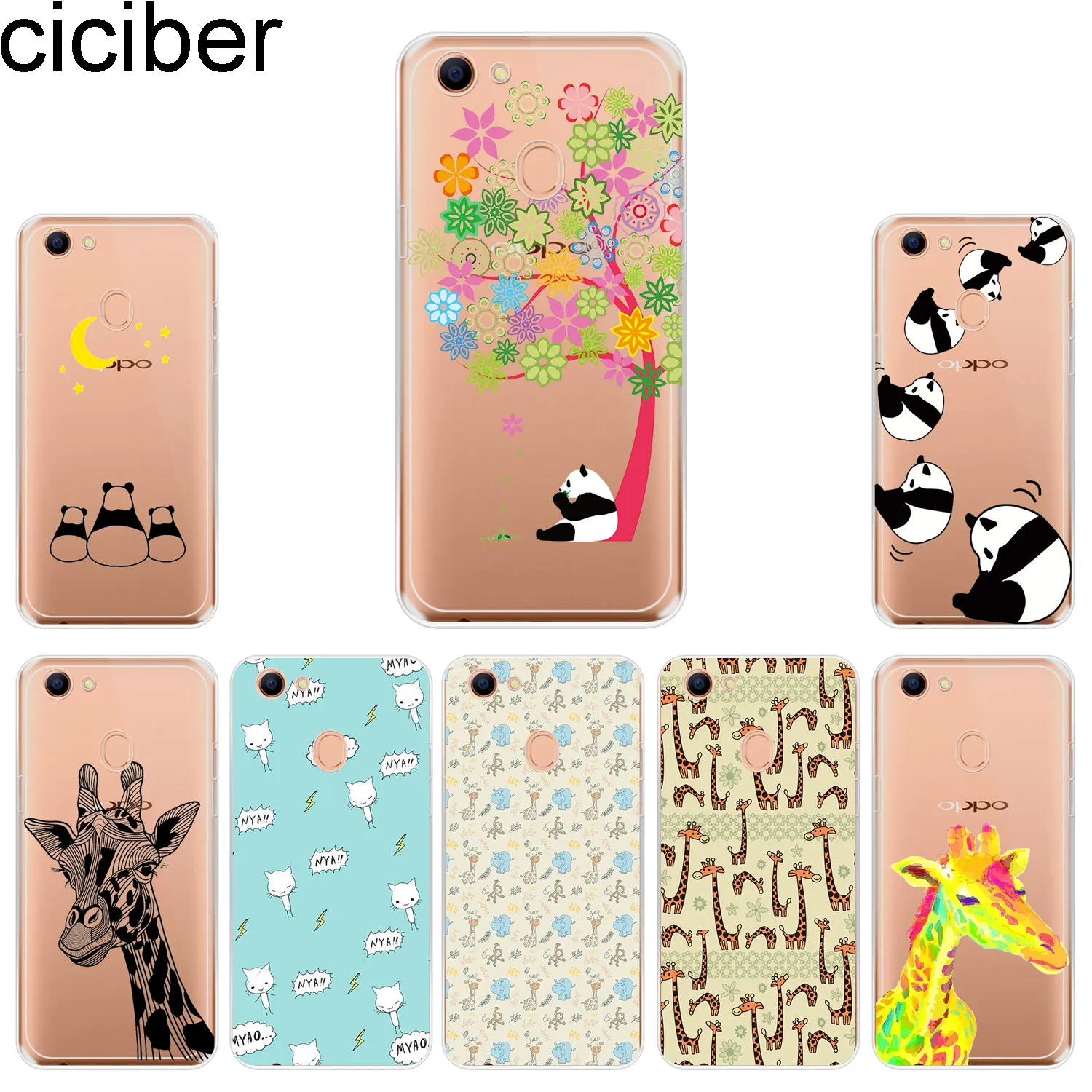 Ciciber чехол для OPPO F1S A59 A57 A37 A39 A83 A7 A5 A3S F11 F5 Молодежный мягкий телефона из ТПУ с