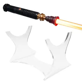 

Acrylic Lightsaber Stand Light Saber Display Stand Mesa Level Original Force Sword Handle Bracket Sword Handle Display Bracket