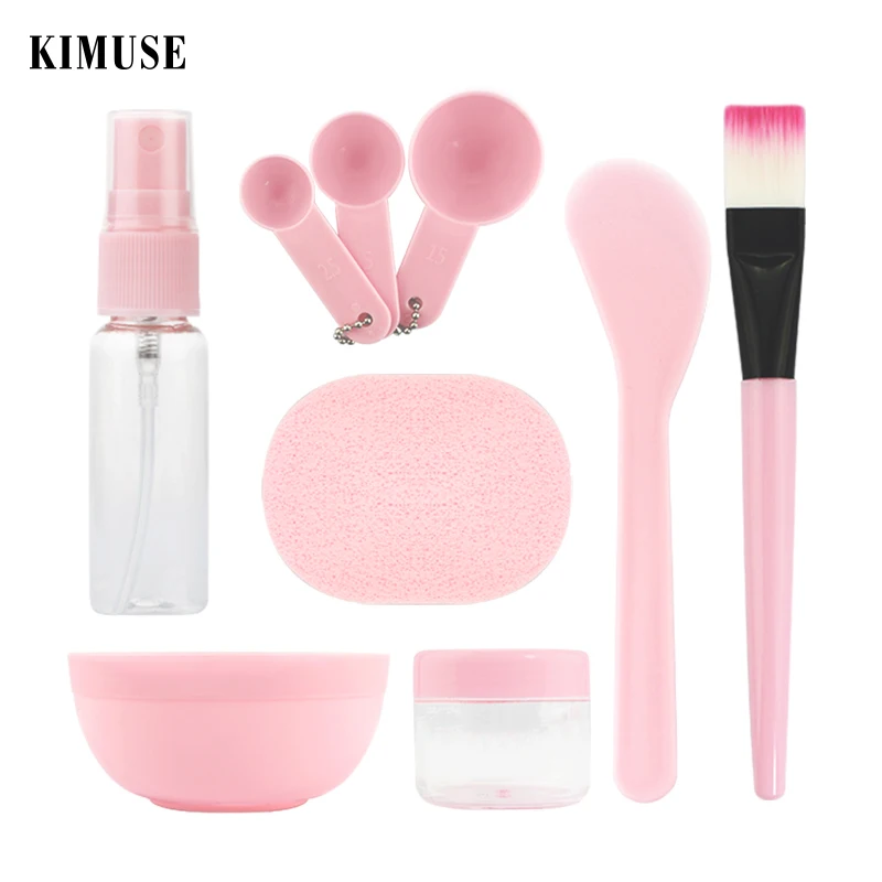 KIMUSE 9 PCS Face Mask Bowl Brush Spoon Stick Beauty Make up Set For Facial Mask Tools Women's Makeup Tool Kits pincel maquiagem KIMUSE 9 PCS Face Mask Bowl Brush Spoon Stick Beauty Make up Set For Facial Mask Tools Women's Makeup Tool Kits pincel maquiagem
