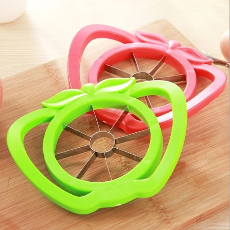 

Multifunctional Double-handle Steel Fruit-cutting Apple Slicer