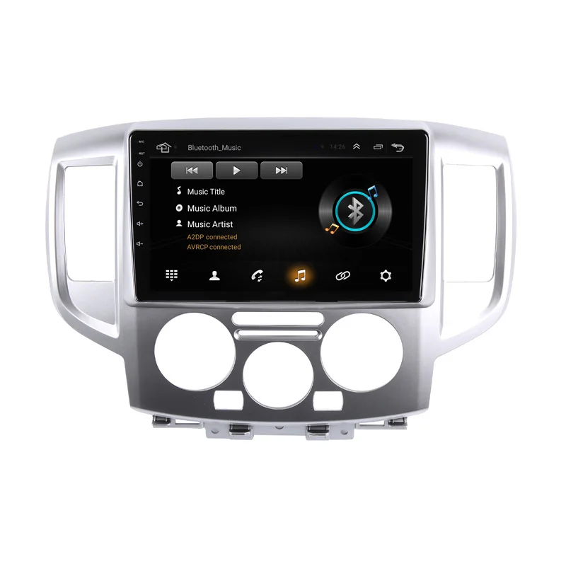 Excellent 9" 2G RAM 32G ROM Android Car DVD Video Player GPS For  Nissan NV200 2010 2011 2012 2013 2014 car radio stereo navigation 2