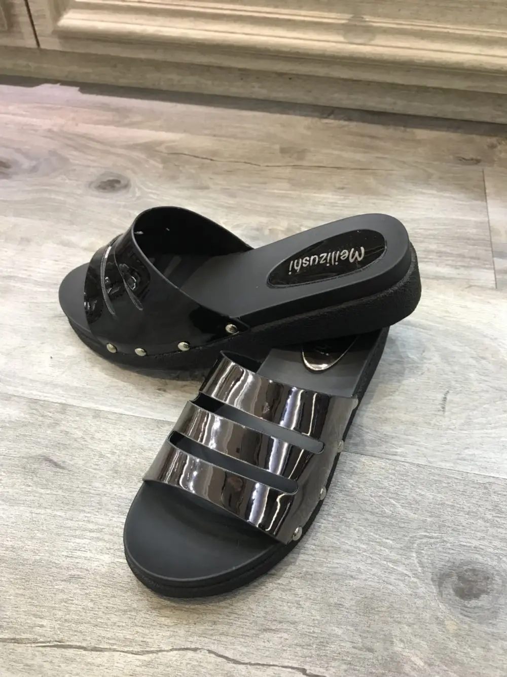 

Summer new fashion 2020 open-toed sandals slippers flat-bottomed lazy flip-flops women shoes Platform sandals zapatillas mujer