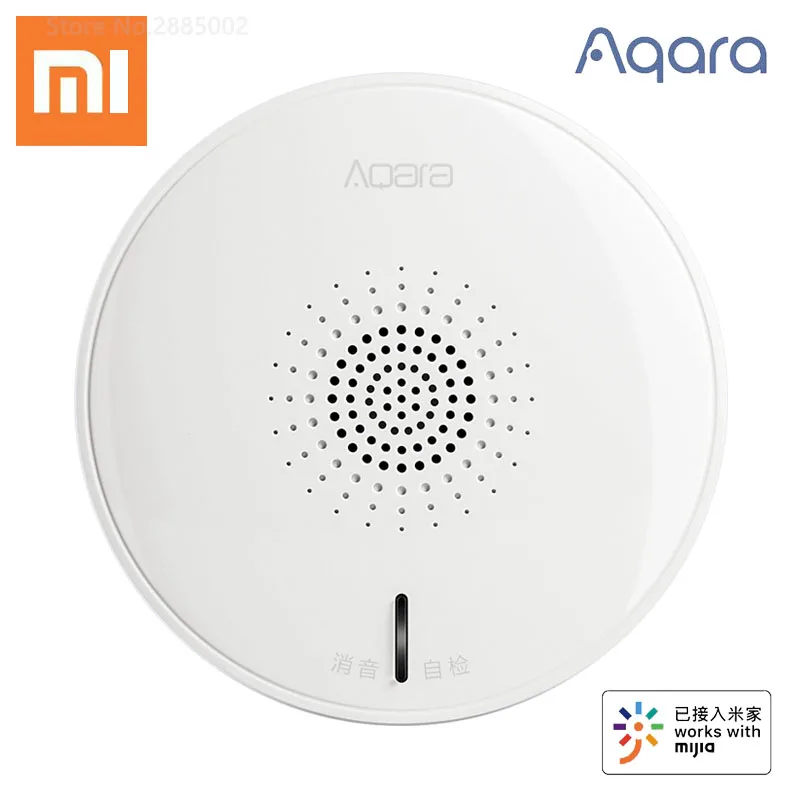  Xiaomi Mijia NB-IoT Smoke Sensor Security APP Remote Alarm Sound Light Reminder Real-time Monitor F