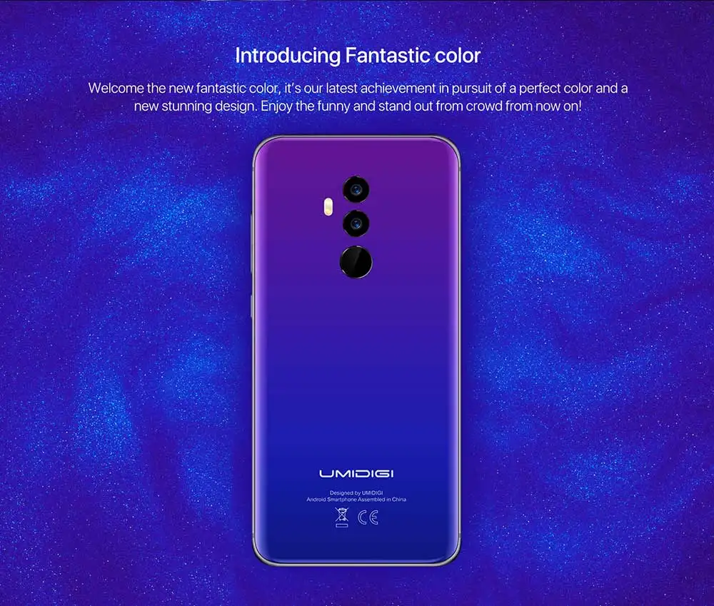 UMIDIGI Z2 Global Version 6.2" FHD+Fullscreen Mobile Phone Helio P23 Octa Core 4GB Ram 64GB Rom Android 8.1 Face ID Smartphone poco best gaming phone