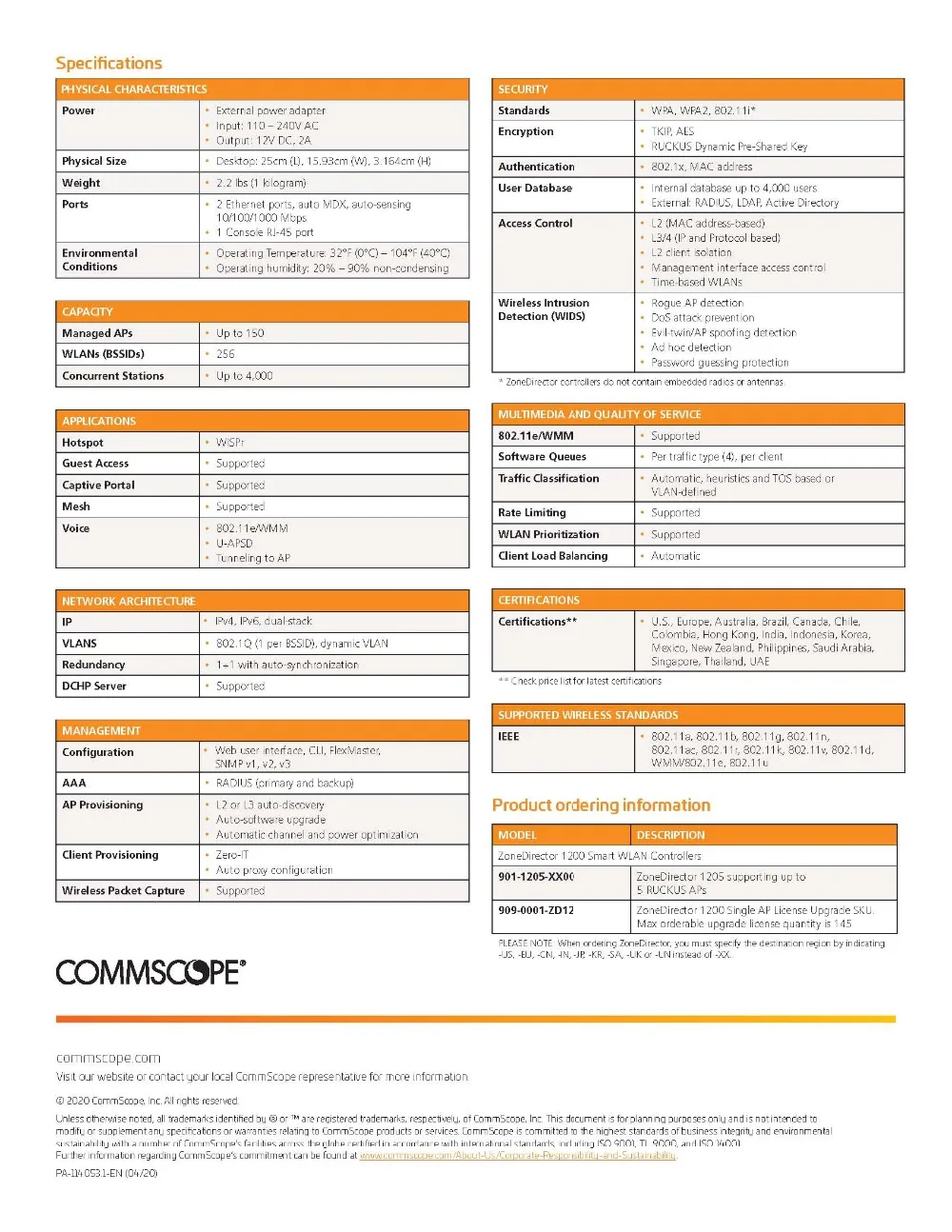 Ruckus ZoneDirector 1200 Data Sheet_页面_6