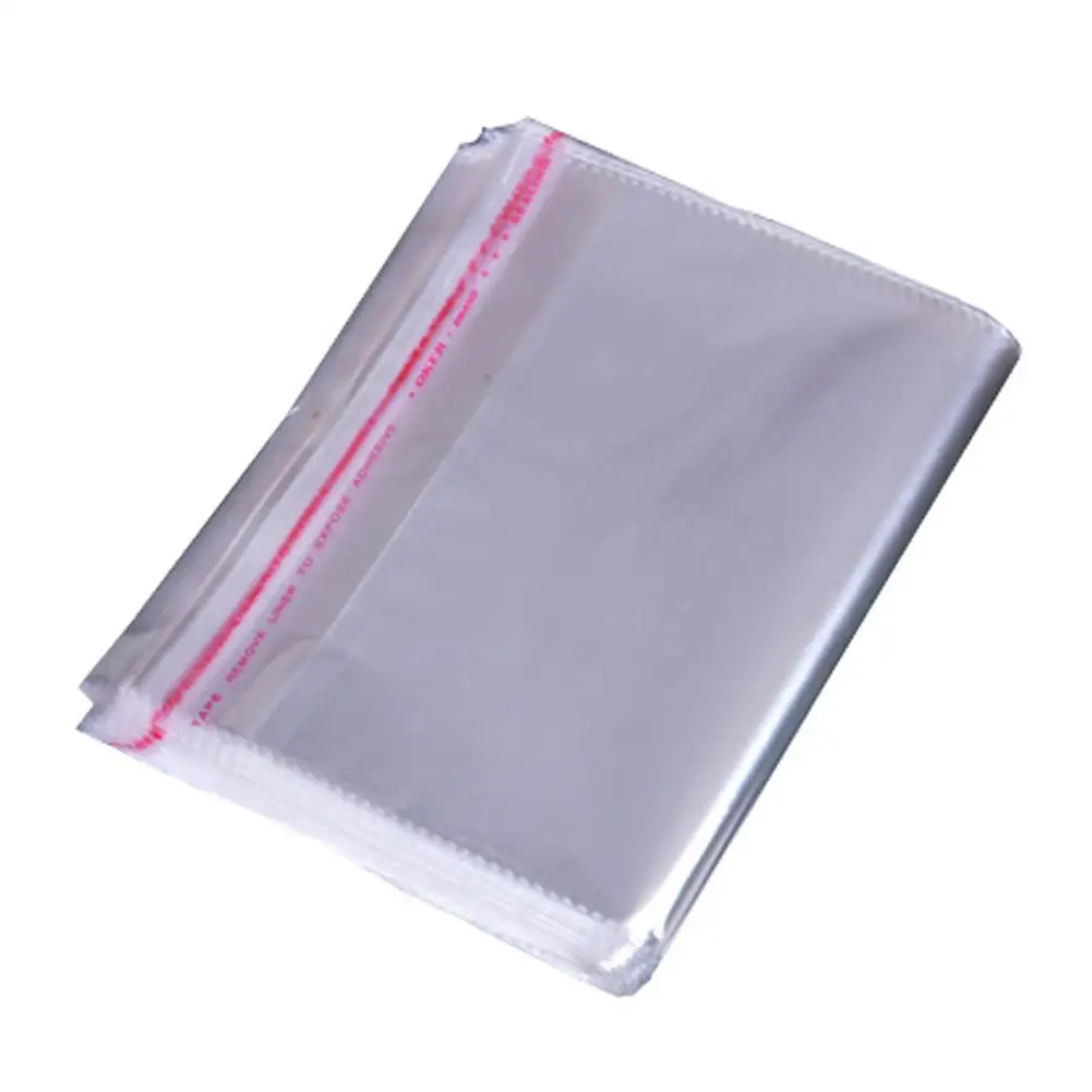 

GloryStar 100pcs 25*37cm Envelopes Waterproof Clear Packing Pouches Plastic 8 Filaments Self-adhesive Pouches