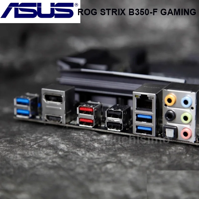 Used Socket AM4 Asus ROG STRIX B350-F GAMING Motherboard AMD B350 DDR4 64GB Desktop Asus B350 Mainboard AM4 PCI-E 3.0 DDR4