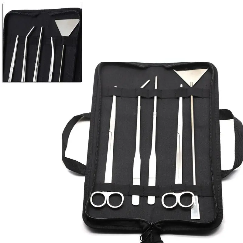 Aquarium Plants Landscaping Tools Kit set of 5 pcs Stainless Steel Fish Aquatic M68E | Дом и сад