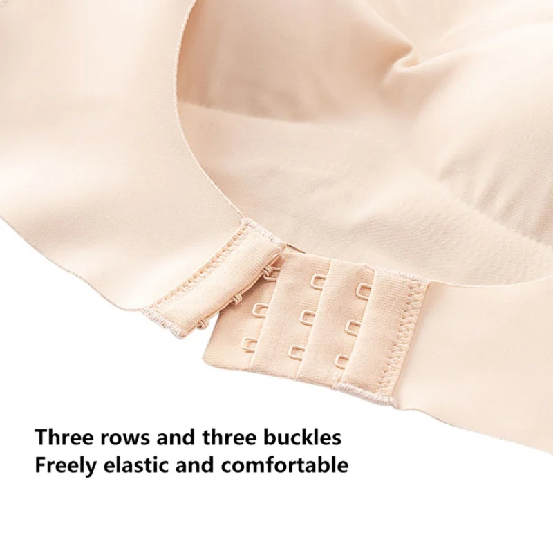 Seamless Front Buckle Support Bra