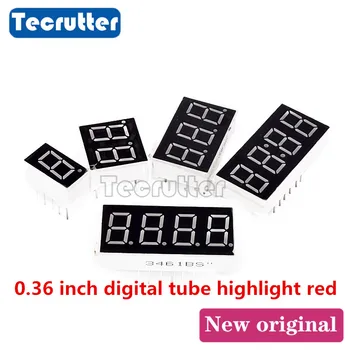 

10PCS 0.36 inch digital tube 1bit 2bit 3bit 4bit highlight red common cathode common Anode digital display tube