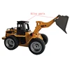 Huina 1532 Rc Truck Tractor 1:18 6Ch Alloy Shovel Remote Control Truck Engineering Bulldozer Model Toy Toys for Boys Kids Gift 2