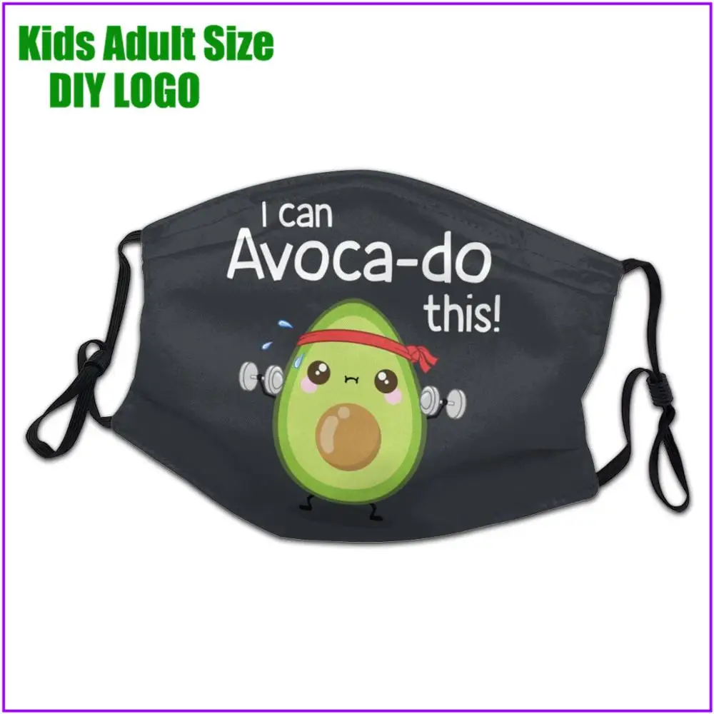 Advoca-do This kids Men Women face mask with filters facemasks reusable washable cooling designs masks for germ protection |