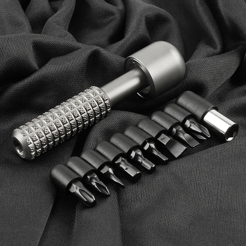 Отвертка EDC Fingertip болт из титанового сплава 6 мм Головка партии открытый инструмент титановая отвертка