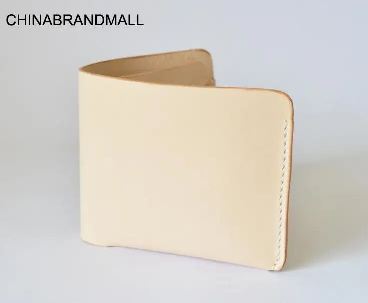 

Cow leather women soft short folder wallet handmade purse