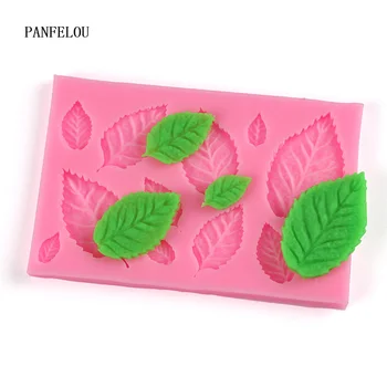 

DIY The leaves Cakes Molds Silicone Mold Fondant Cake Chocolate Soap Candy Biscuit Sugar Mold Baking Kitchen Accessories