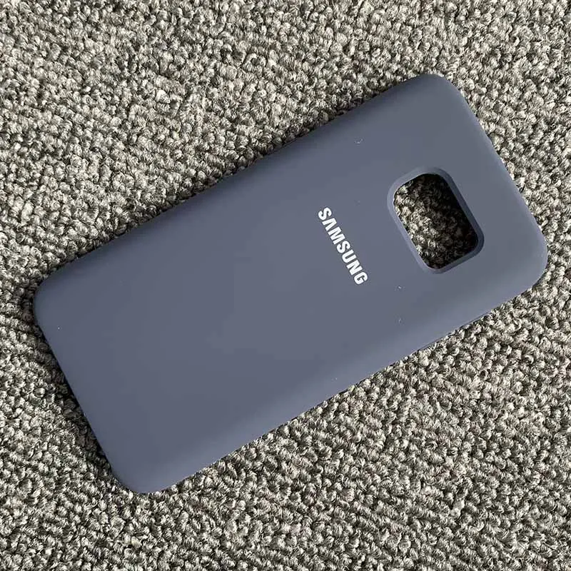 samsung Galaxy S7 Мягкий силиконовый чехол шелковистый сенсорный защитный Жидкий чехол для Galaxy S7 5,1 дюймов - Цвет: blue