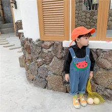 Новое поступление, комбинезон для девочек, модные длинные штаны для девочек 1-6 лет