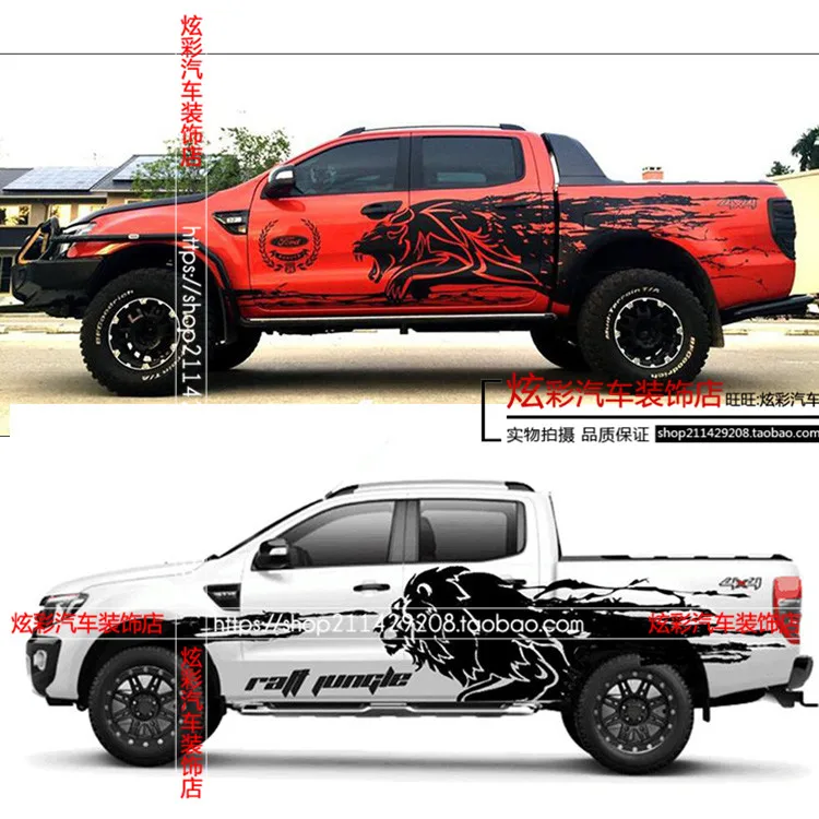 Для Ford Raptor F150 внешний вид тела Модифицированная наклейка RANGER sports внедорожный корпус Модифицированная наклейка