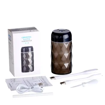 

Multi-function Crystal Bottle Humidifier Purification Car Portable With Night Light Mini Humidifier Mechanical Remote Control
