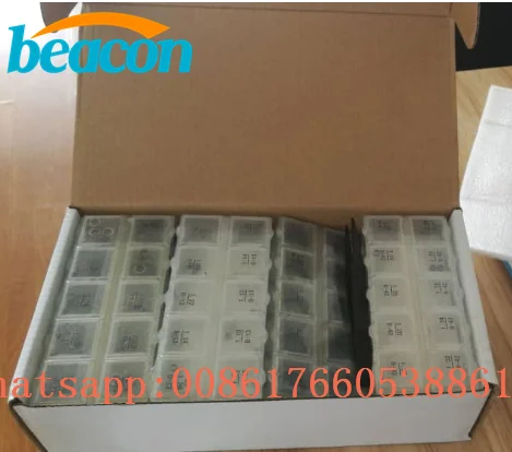 Свежие запасы 550 шт. инжектор common rail запасные части инжектор Регулировки shim B11, B12.B13, B14, B16, B22, B25, B26, B31, B42