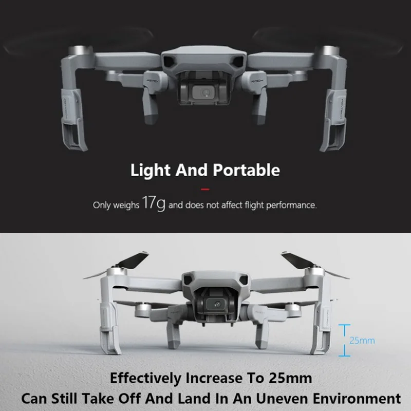 Buy PGYTECH DJI Mavic Mini Extended Landing Gear Leg Support Protector Extensions for DJI Mavic Mini Drone Accessories