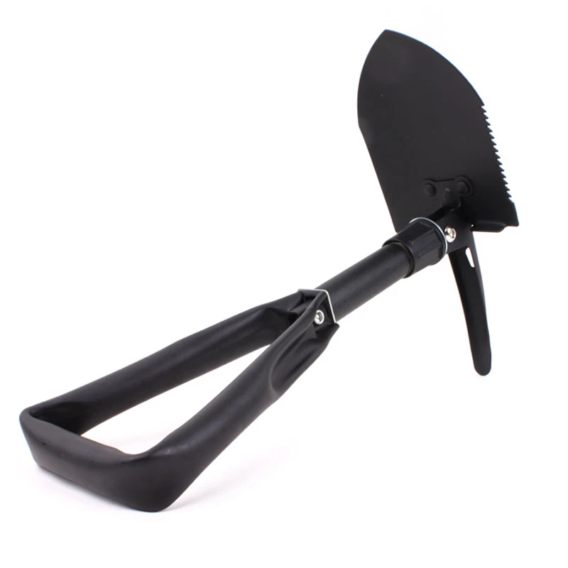 

Multi-function Camping Shovel Military Portable Folding Survival Spade Trowel Dibble Pick Emergency Garden Outdoor Tools EI02