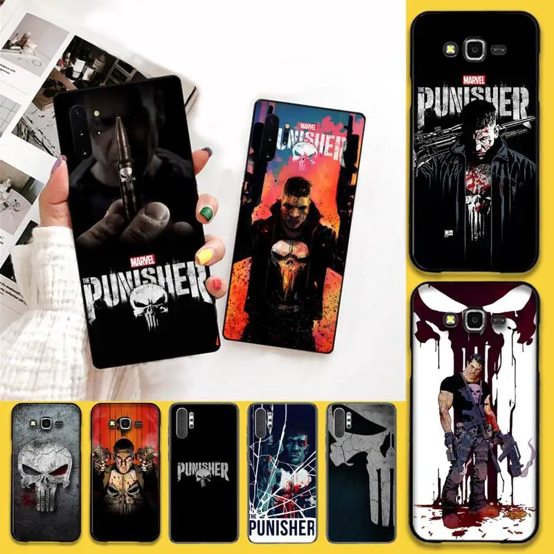 CUTEWANAN The Punisher Frank замок чехол для телефона Samsung Note 7 8 9 10 Lite Plus Galaxy J7 J8 J6 2018 Prime|Бамперы|