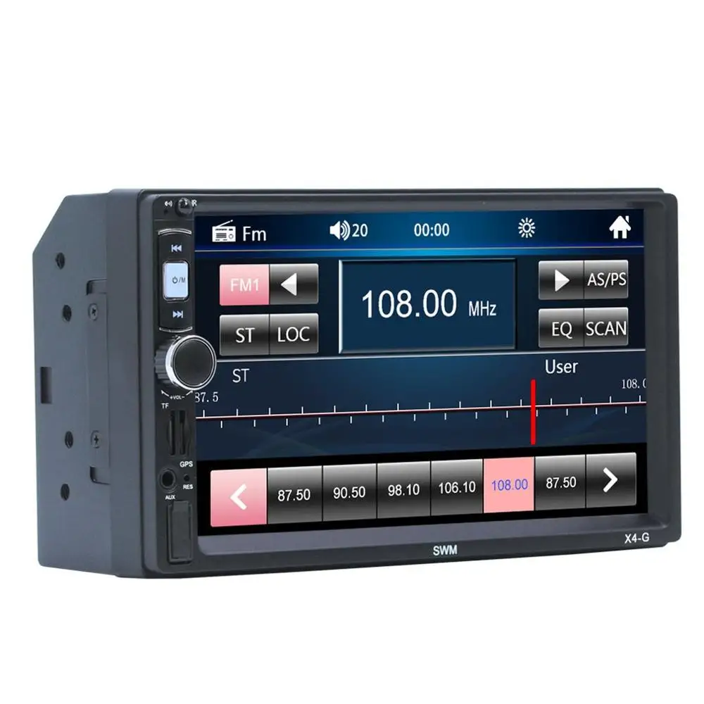 

7 Inch 2 DIN Car Stereo MP5 Player GPS Navigation Unit Receiver FM Unit Universal Radio Car Audio Player