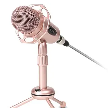 

Y-20 Rose Gold Computer Microphone Computer Microphone K Song Microphone Playing The Network K Microphone
