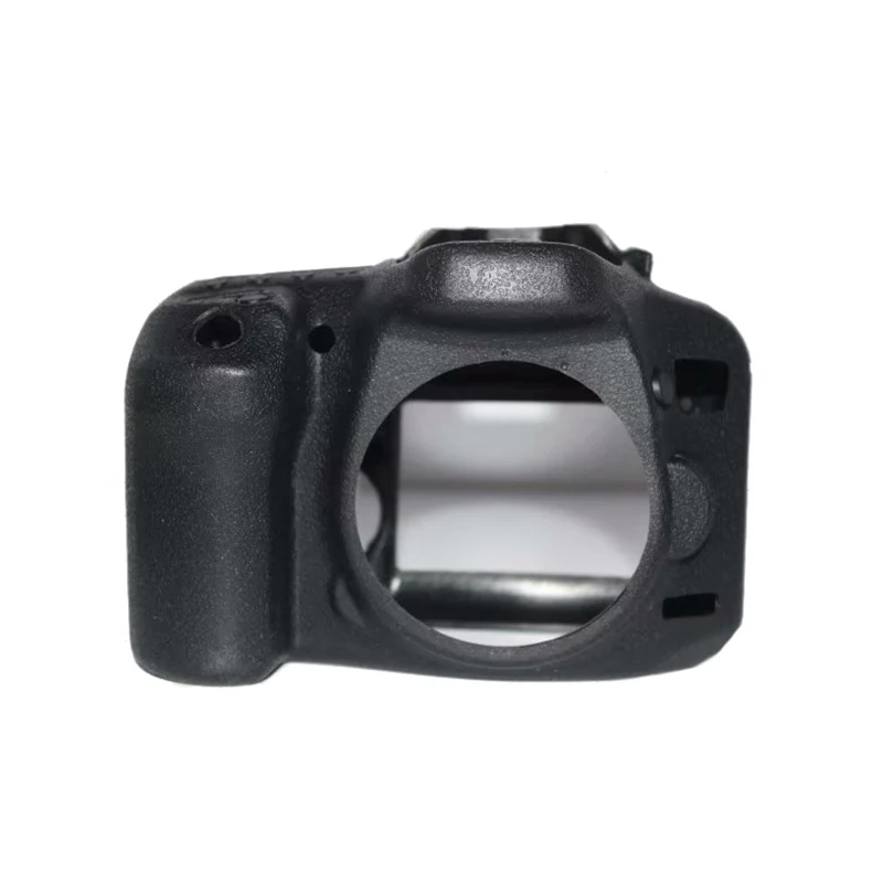 Резиновый силиконовый мягкий чехол для камеры для Canon EOS 7DII 7DM2 7D MarkII - Цвет: Black color