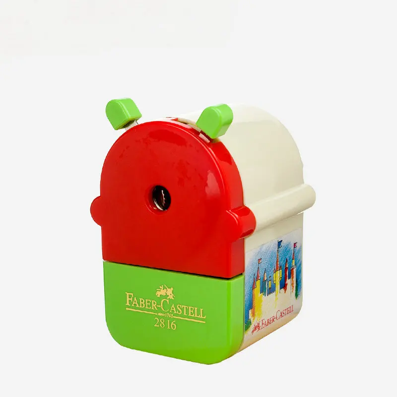 

1pc Faber Castell Manual Mechanical pencil sharpener 2816 with container Office and School Supplies