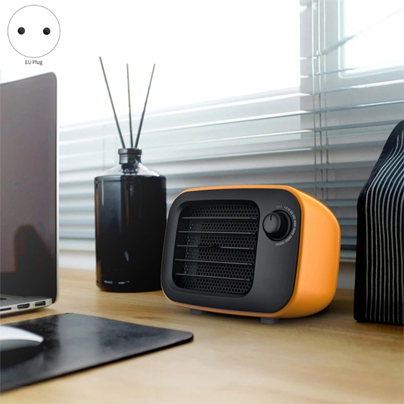 

Portable Electric Heater Household Heater Desktop Electric Mini Heater Fan PTC Air Warmer Home Office for Winter EU PLUG