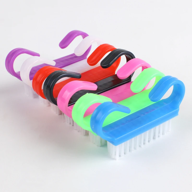 10Pcs Plastic Nail Cleaning Brush Soft Remover Dust Cleaner Acrylic Small Angle Colorful Brushes For Nail Manicure Tools 4